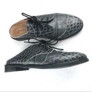 All Black lace up shoes size 35